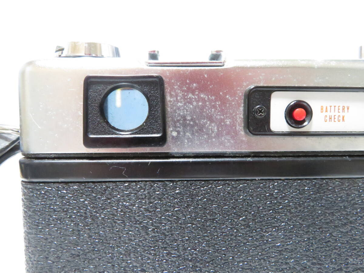 YASHICA ヤシカ Electro 35 GS エレクトロ コンパクトフィルムカメラ 1:1.7 45mm レンズ レトロ 動作未確認 ジャンク扱 匿名配送 #Iの画像8