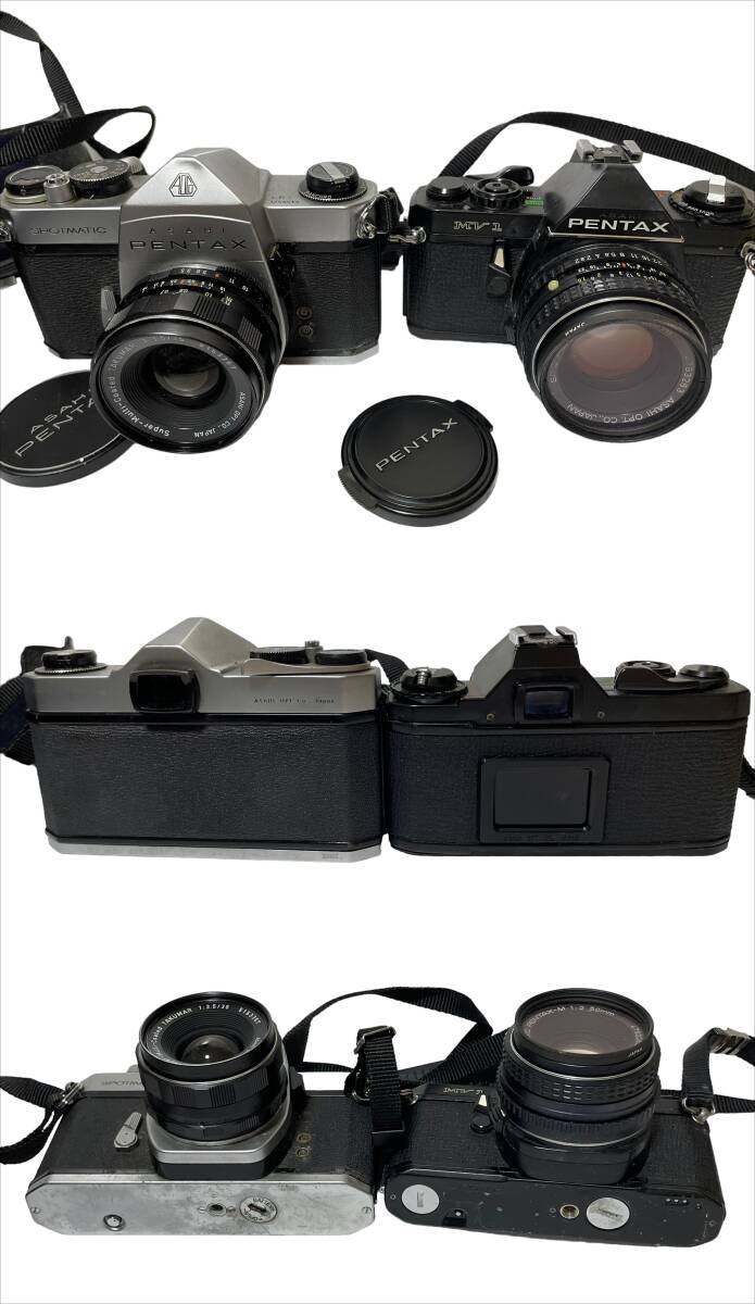 ペンタックス カメラ レンズ まとめて セット ジャンク SP F3.5 35mm/MV1 F2 50mm/MG/ F4.5 80-200mm/Takumar F3.5 200mm #430pen_画像2