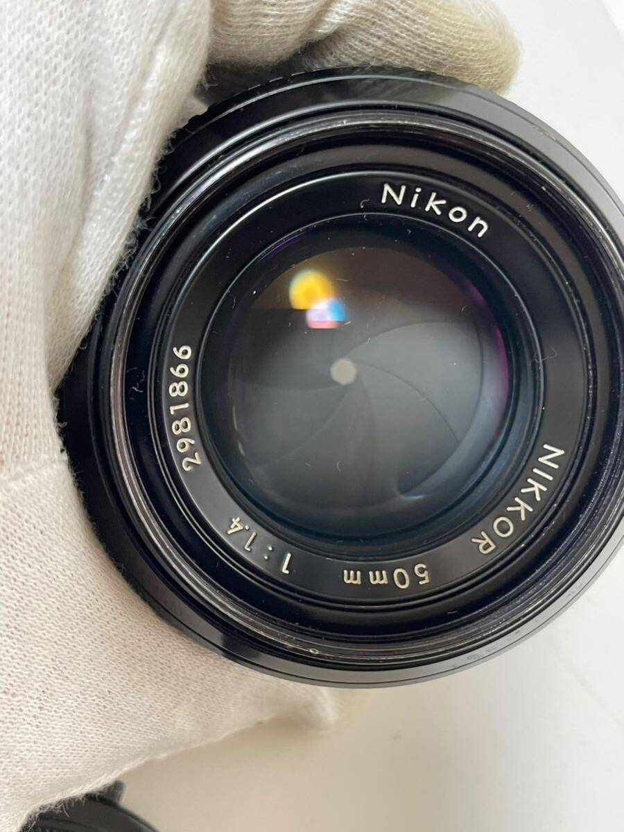 Nikon ニコン ニッコール レンズ NIKKOR 50mm F1.4 Ai マニュアル 単焦点レンズ オールドレンズ 現状品 #866_画像7