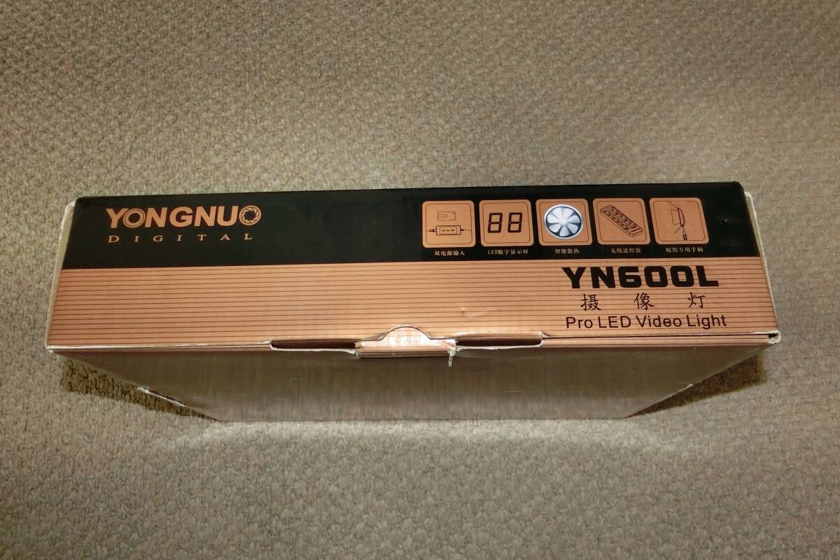 YONGNUO/YN600L/撮影用LEDライト/色温度5500K/ACアダプター付の画像7