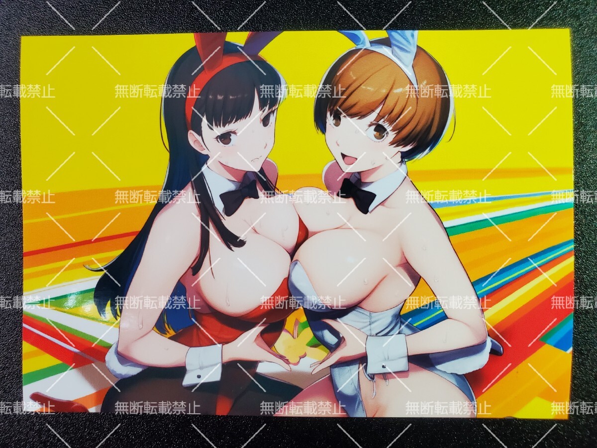 Persona4　ペルソナ4　里中千枝&天城雪子　C　写真　イラスト　同人　ファンアート　イラストアート　2L判_画像1