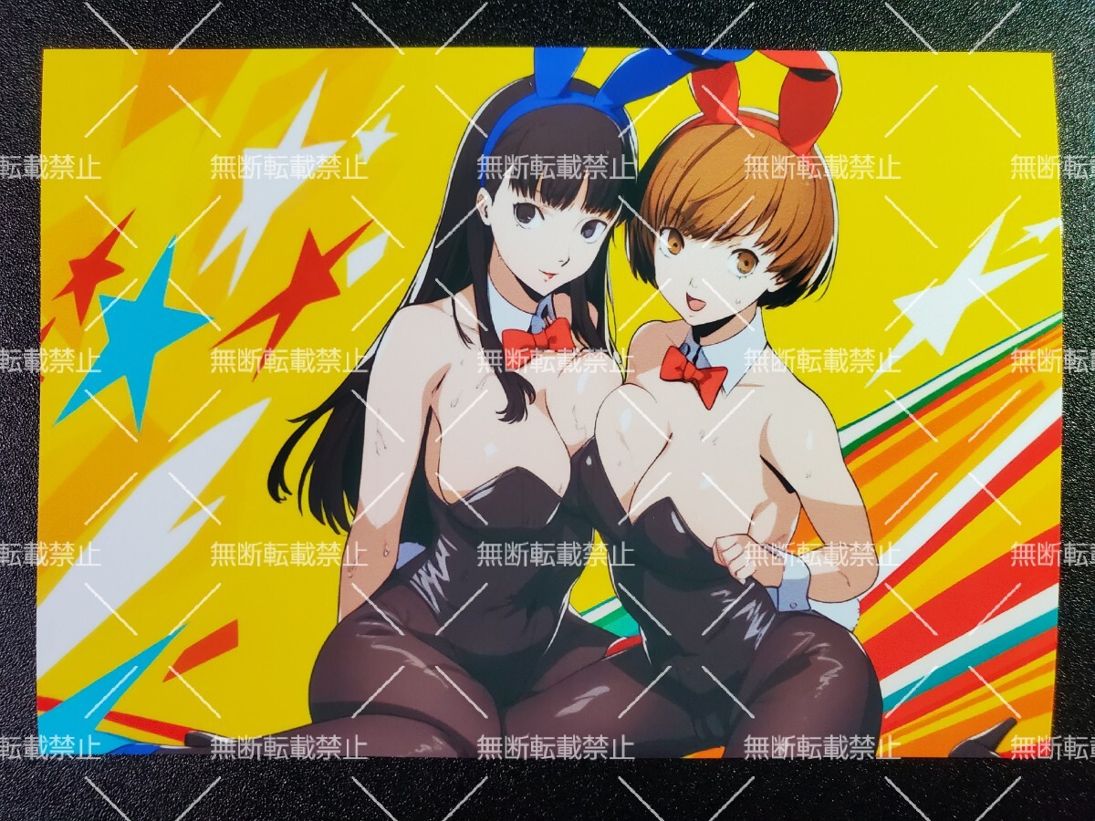 ペルソナ4　Persona4　里中千枝&天城雪子　A　写真　イラスト　同人　ファンアート　イラストアート　2L判_画像1