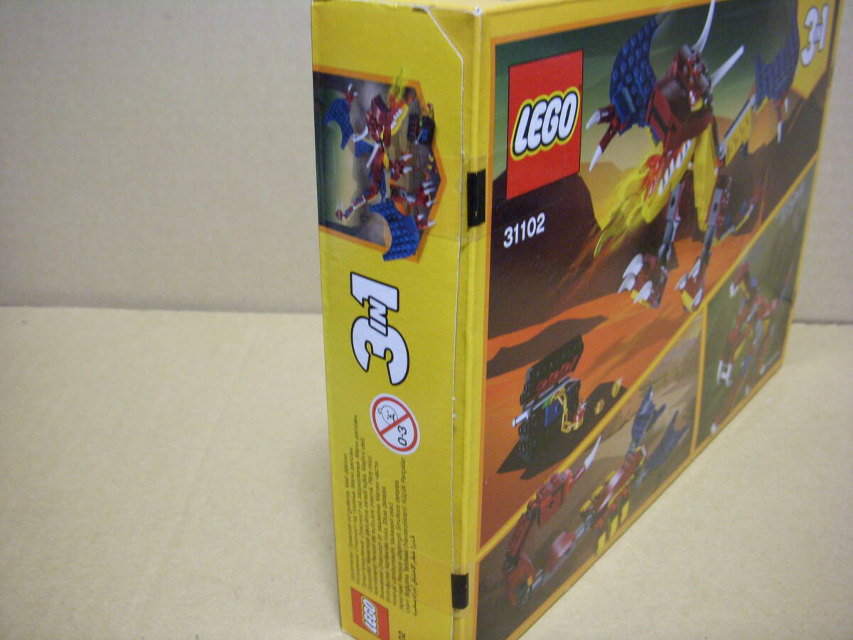 レゴ LEGO クリエイター ファイヤー ドラゴン 31102の画像4