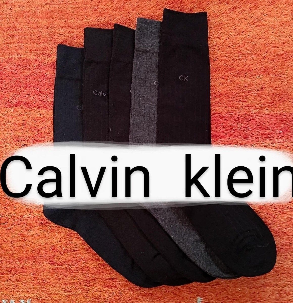 Calvin  klein   カルバンクラインメンズビジネスソックス5足セット