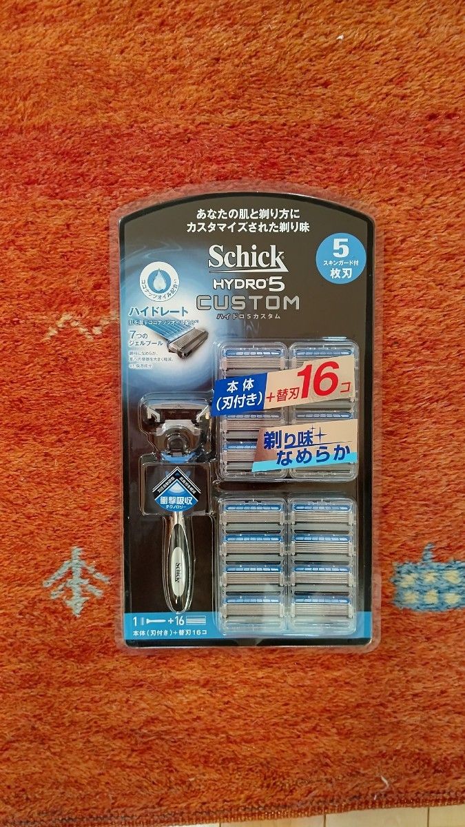 Schick シック HYDRO5 カスタム ハイドロ5 本体ホルダー1本+替刃16個 5枚刃 未開封発送