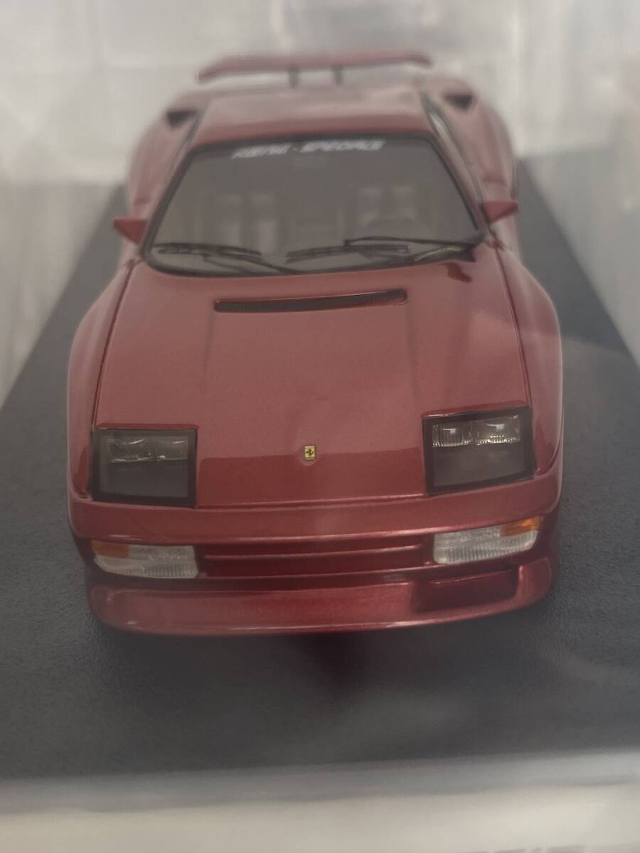 アイドロン EIDOLON メイクアップ MAKE UP 1/43 FERRARI KOENIG TESTAROSSA Twin Turbo 710ps Red Metallic フェラーリ_画像3