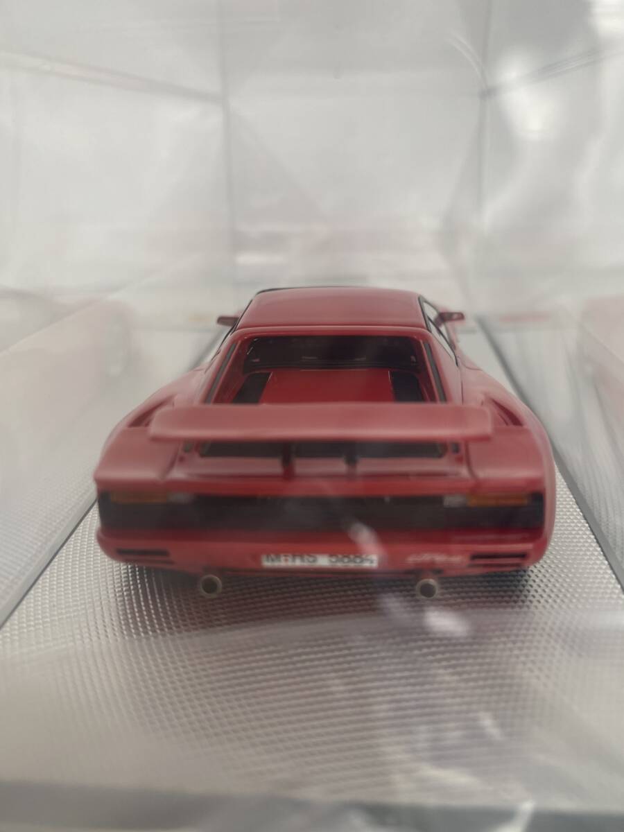 全日本模型ホビーショー会場受注品 アイドロン EIDOLON メイクアップ MAKE UP 1/43 KOENIG FERRARI TESTAROSSA TwinTurbo 710ps Bright Redの画像7