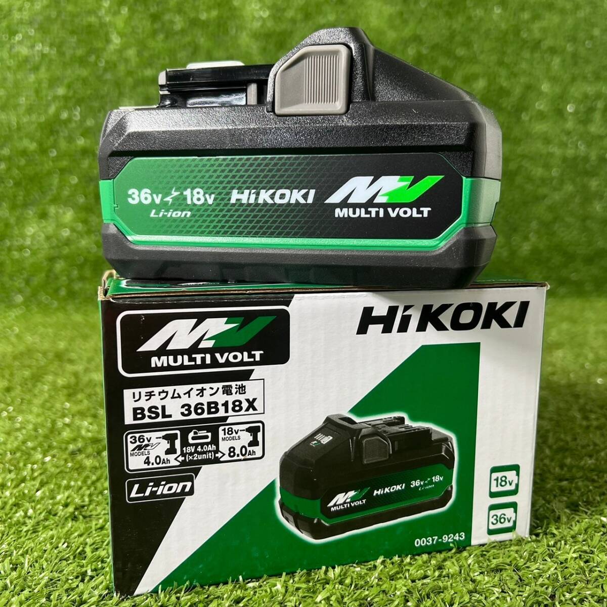 ★未使用品 ハイコーキ HiKOKI リチウムイオン電池 蓄電池 BSL36B18X マルチボルト バッテリー 純正 領収OK w0410-1