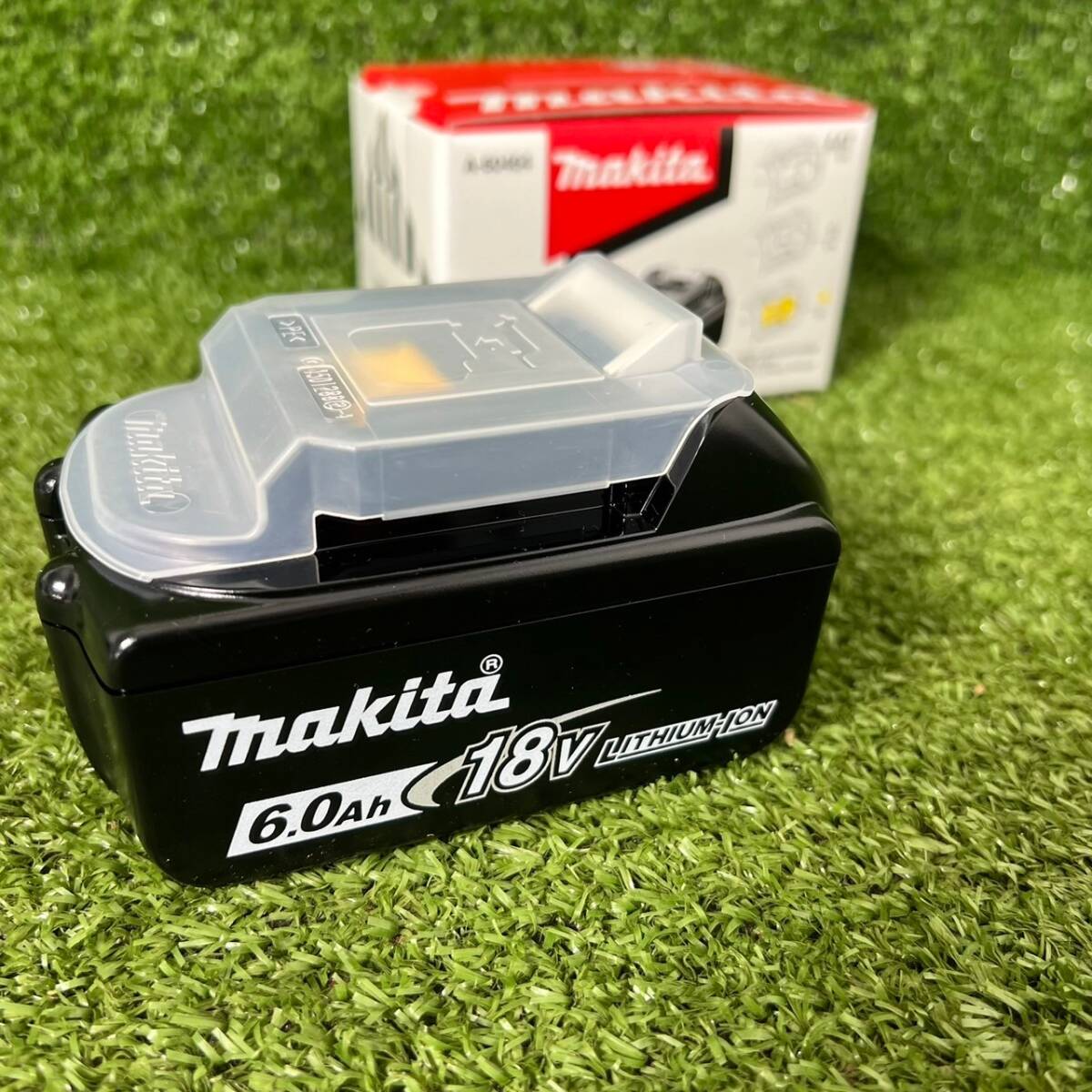 ★未使用 マキタ makita リチウムイオンバッテリ BL1860B 18v 6.0Ah 純正 バッテリ 急速充電 領収OK w0415-8の画像4