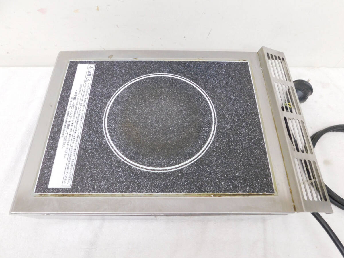 処分特価品 SANYO/サンヨー 単相 200V 電磁調理器/IHコンロ TIC-C212 中古 動作品の画像8