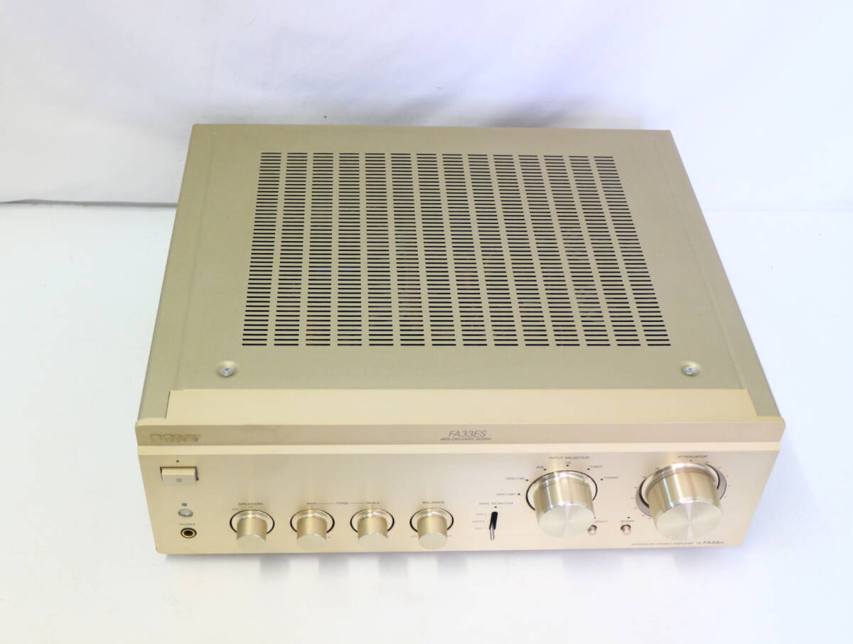 SONY ソニー TA-FA33ES プリメインアンプ 音響機器 オーディオの画像3
