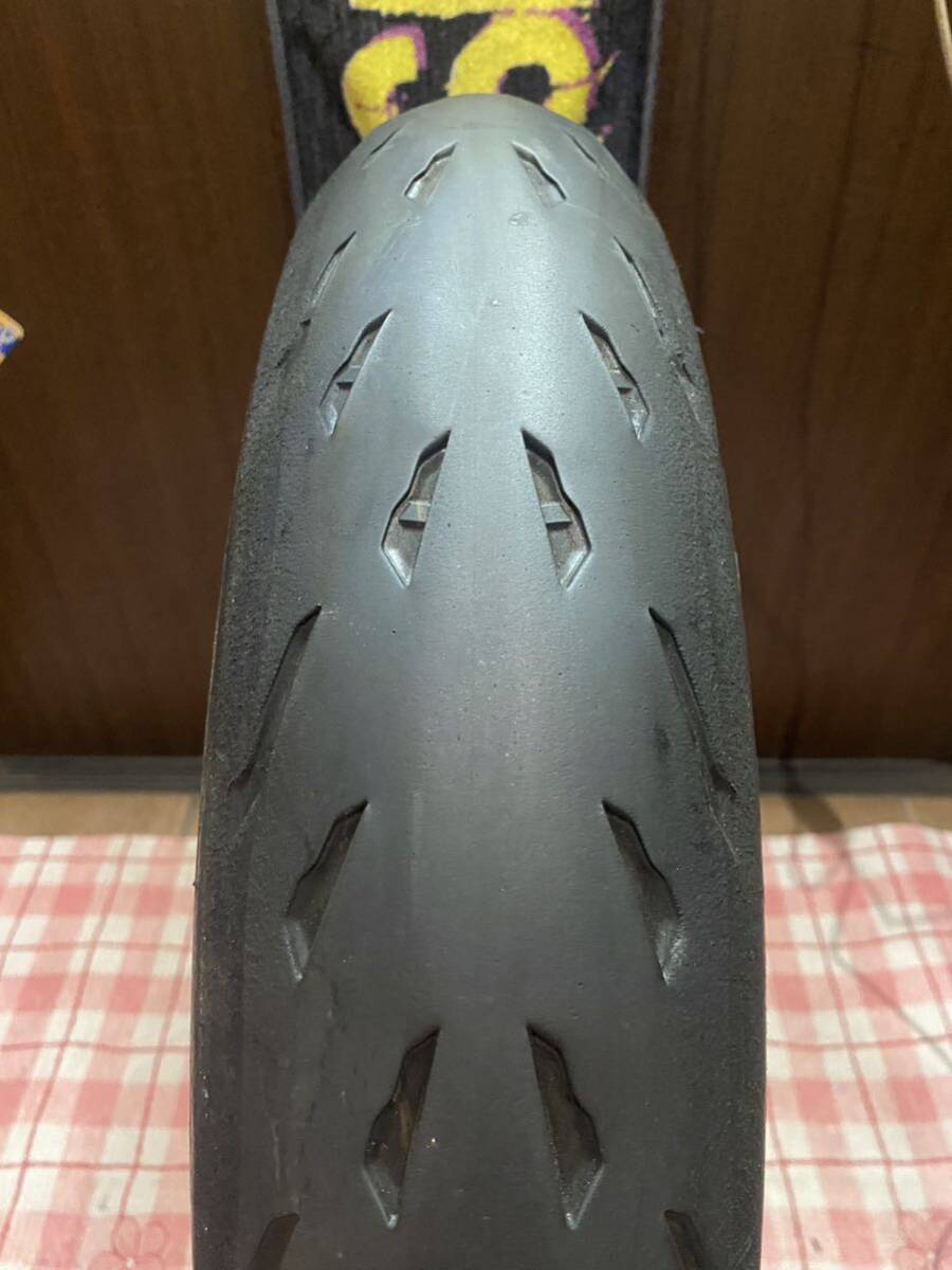 中古MCタイヤ 2022年製造 MICHELIN 2CT power5 120/70ZR17 ミシュラン パワー5 120 70 17 3122 K4738_画像1