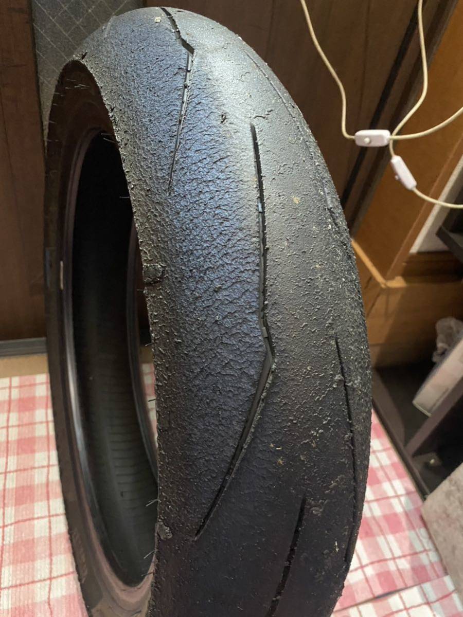 中古MCタイヤ 2021年製造 PIRELLI DIABLO SUPERCORSA V3 SC1 140/70ZR17 ピレリ ディアブロ スーパーコルサ 140 70 17 1121 K4558の画像5