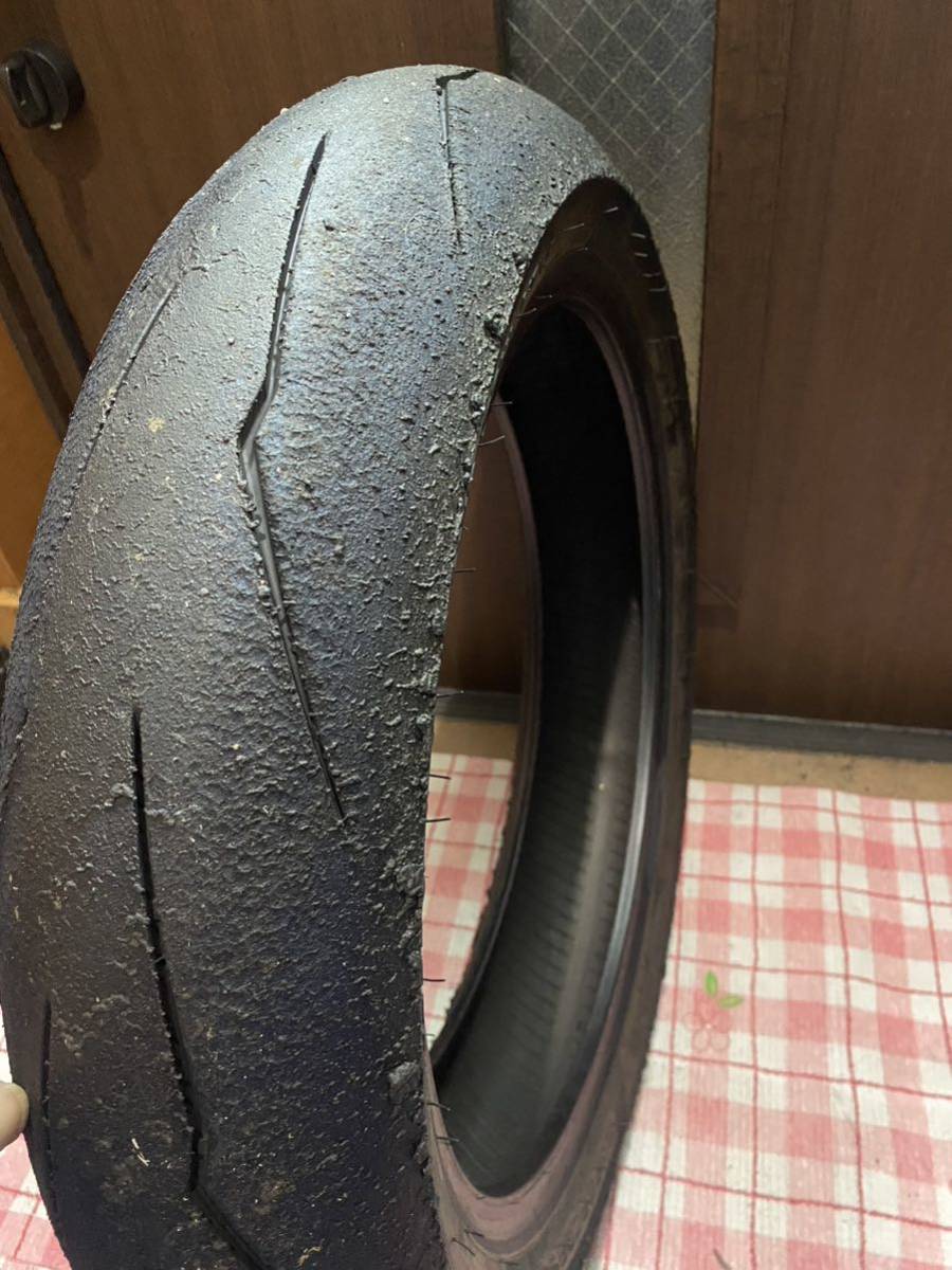 中古MCタイヤ 2021年製造 PIRELLI DIABLO SUPERCORSA V3 SC1 140/70ZR17 ピレリ ディアブロ スーパーコルサ 140 70 17 1121 K4558の画像4