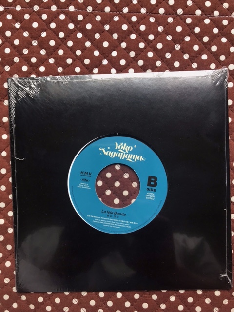 長山洋子/ENGLISHMAN IN NEW YORK / LA ISLA BONITA 7インチレコード JSSB シールド未使用の画像2