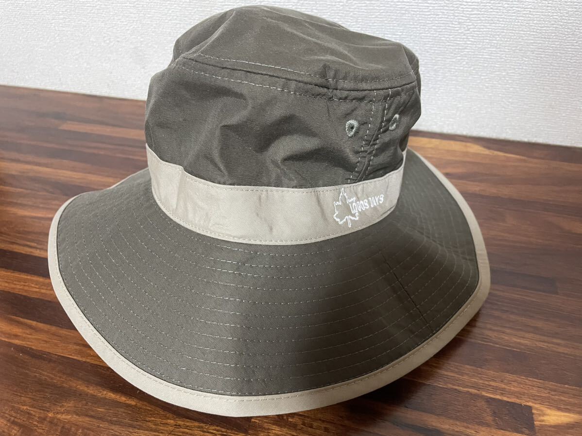 [LOGOS DAYS ] Logos Dayz safari hat khaki size 57.5cm unisex .. cord attaching 