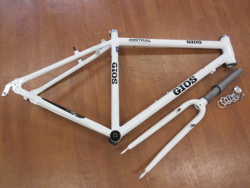 2023 GIOS Mistral 480mm white cross bike / aluminium frame unrunning goods 