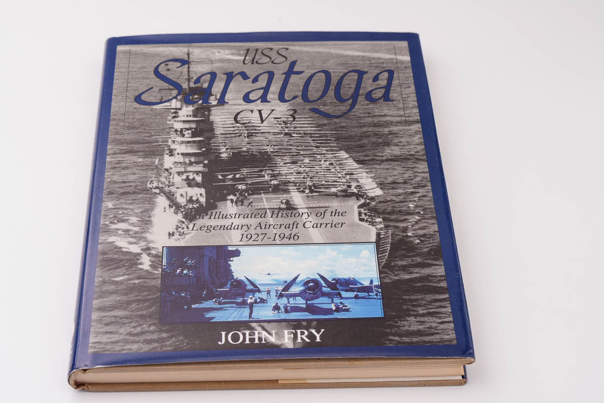 Uss Saratoga Cv-3: An Illustrated History (Schiffer Military History) ハードカバー アメリカ海軍空母　サラトガ　洋書_画像1