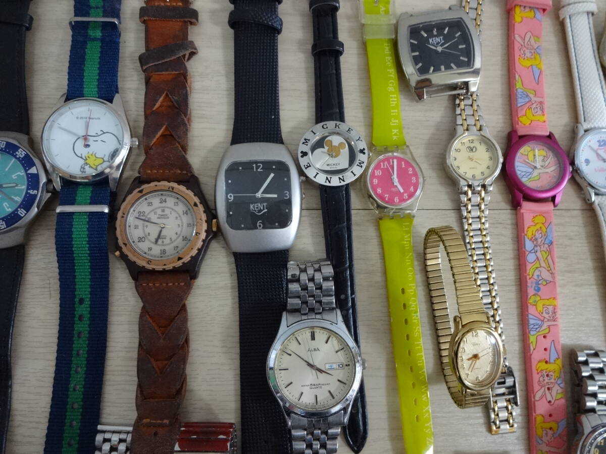 セイコーSEIKO, シチズンCITIZEN, カシオCASIO, ALBA などクォーツ時計 ジャンク品混合 大量 まとめての画像3