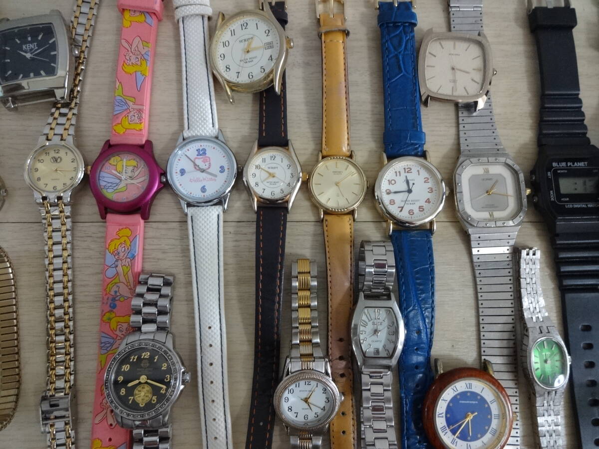 セイコーSEIKO, シチズンCITIZEN, カシオCASIO, ALBA などクォーツ時計 ジャンク品混合 大量 まとめての画像4