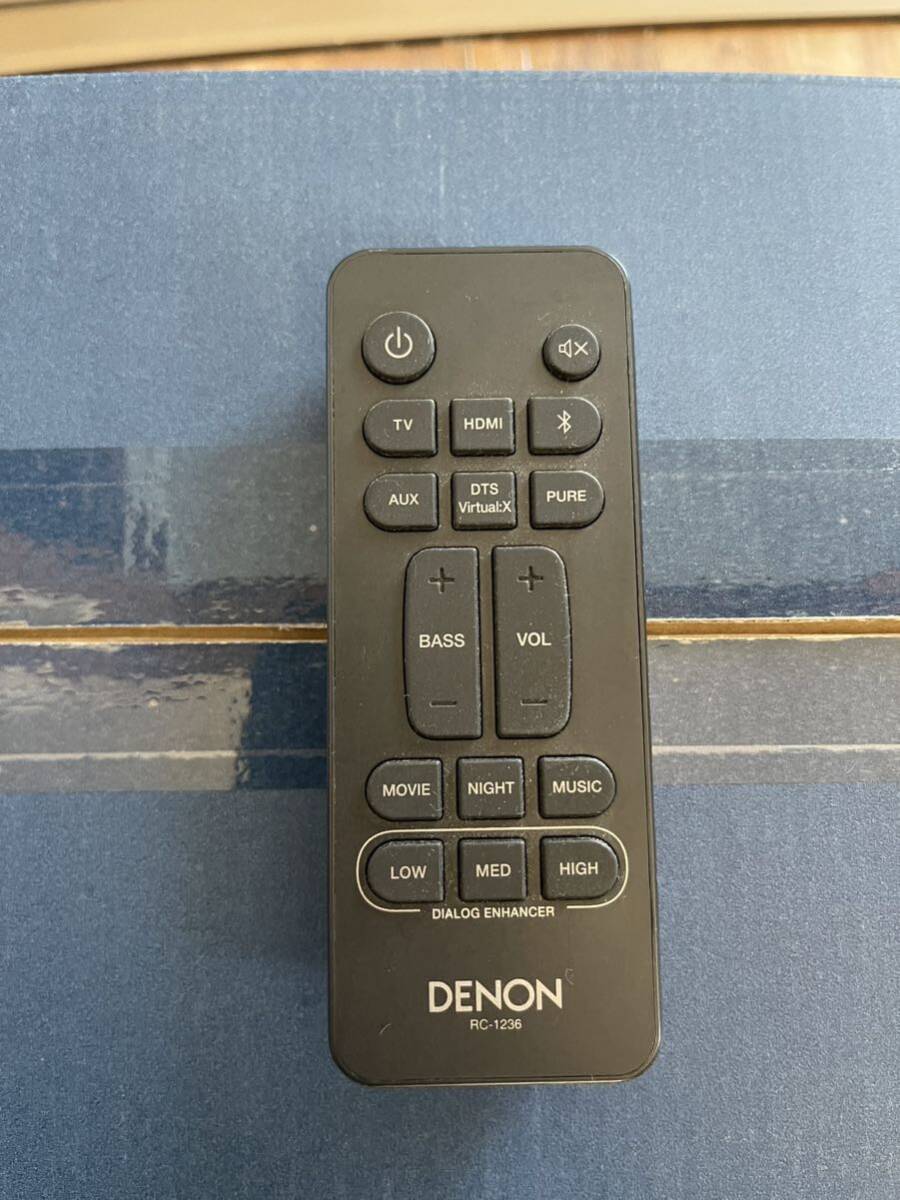 [美品]DENON DHT-C200 サブウーファー内蔵式サウンドバー 2021年製 動作品 検）スピーカー テレビスピーカー Bluetoothスピーカー_画像10