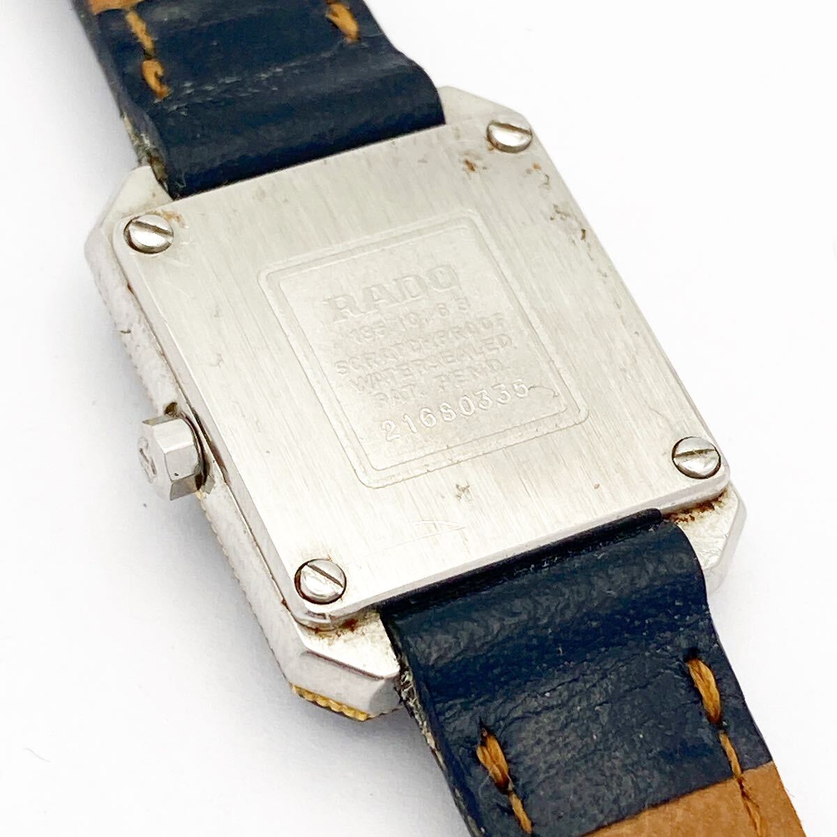 RADO ラドー DIASTAR ダイアスター 黒文字盤 レディース クォーツ 腕時計 alp古0321の画像6
