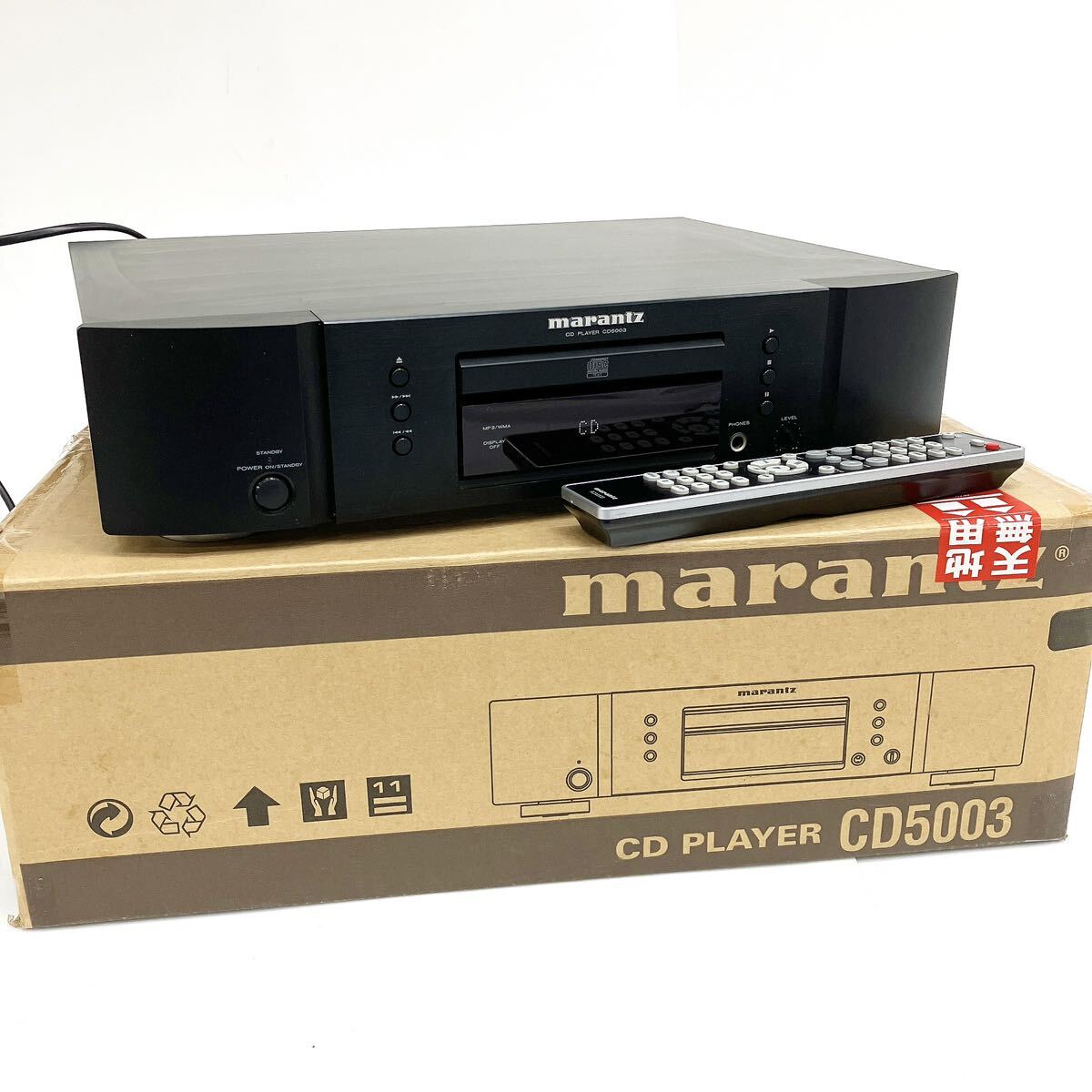 marantz マランツ CD5003 CDデッキ オーディオ機器 リモコン 元箱 通電確認済 alpひ0325_画像1