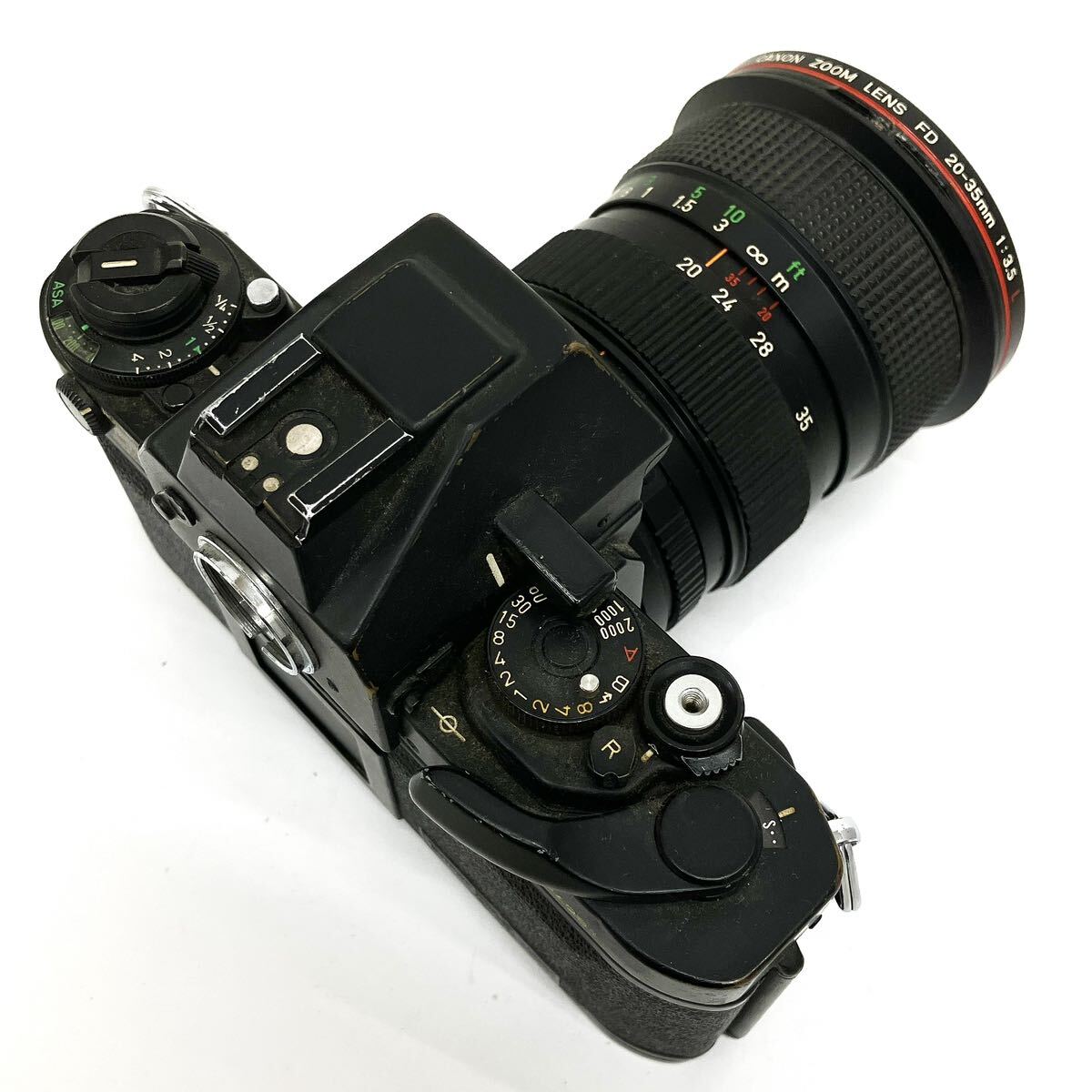 Canon キャノン F-1 ボディ ZOOM LENS FD 20-35mm 1:3.5mm L レンズ AE ワインダー FN セット 一眼レフカメラ alp川0415の画像5