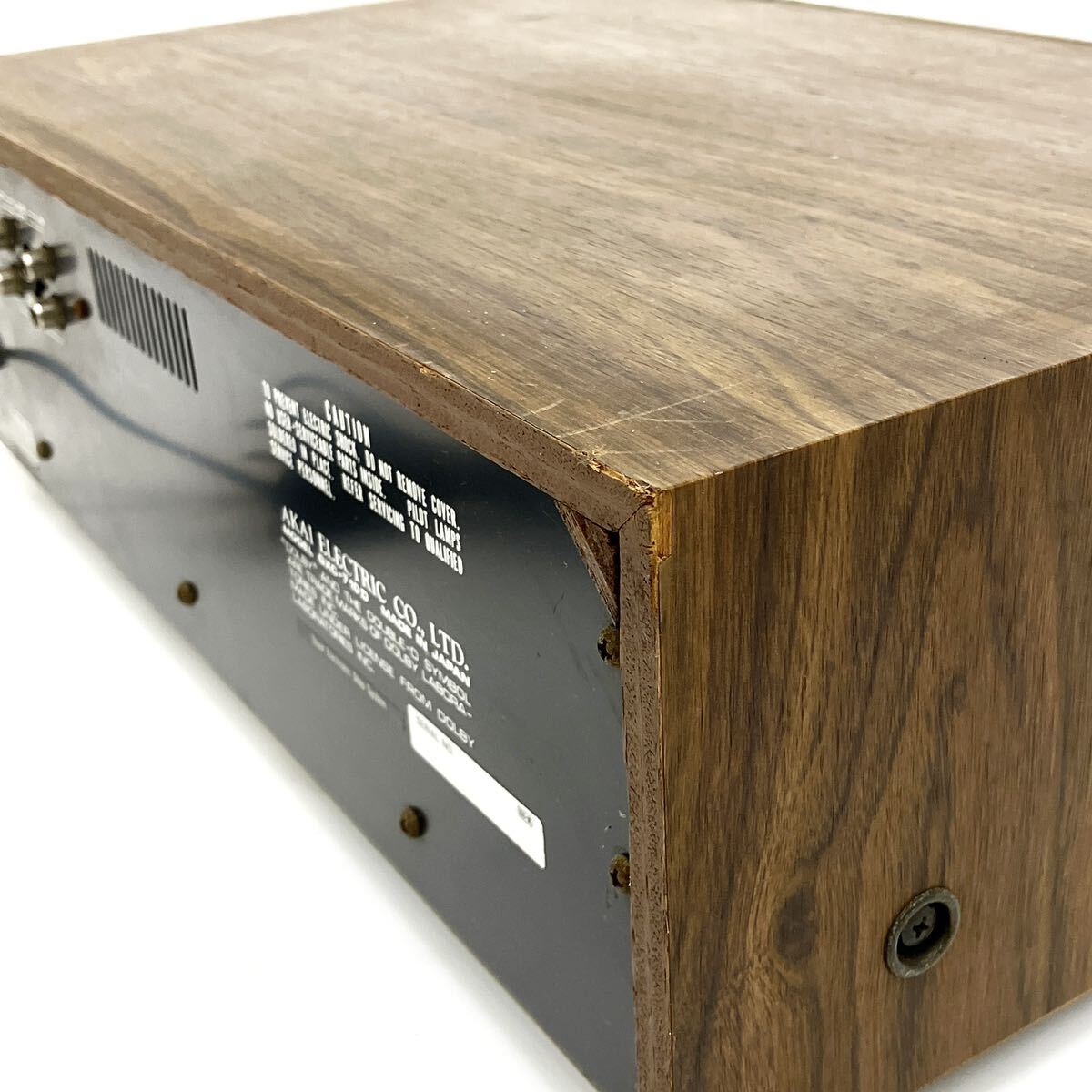 AKAI アカイ GXC-710D カセットデッキ オーディオ 音響機器 通電確認済 alp岩0416の画像9