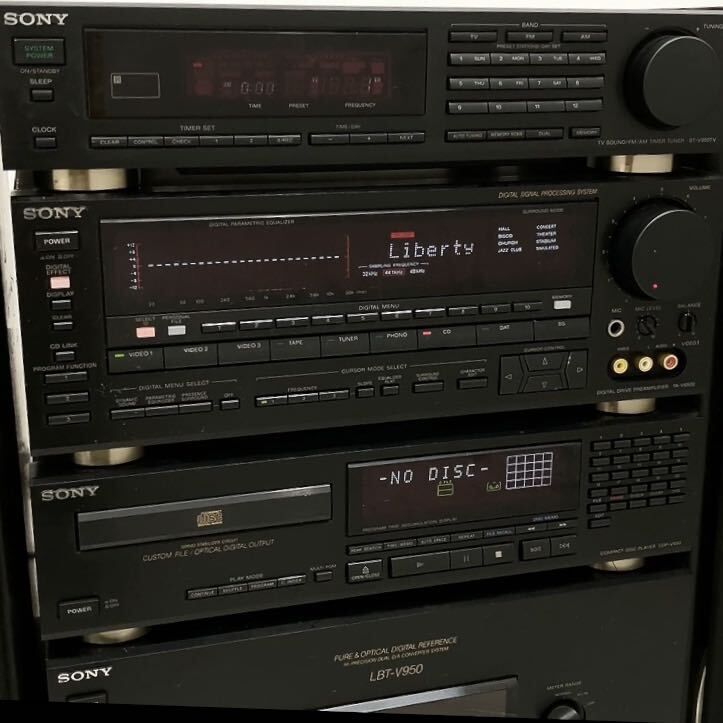 SONY Sony TA-V950E TC-V950 CDP-V950 ST-V950TV TA-V950N SS-V950AV system player stereo sound equipment electrification verification settled .. have alp plum 0418