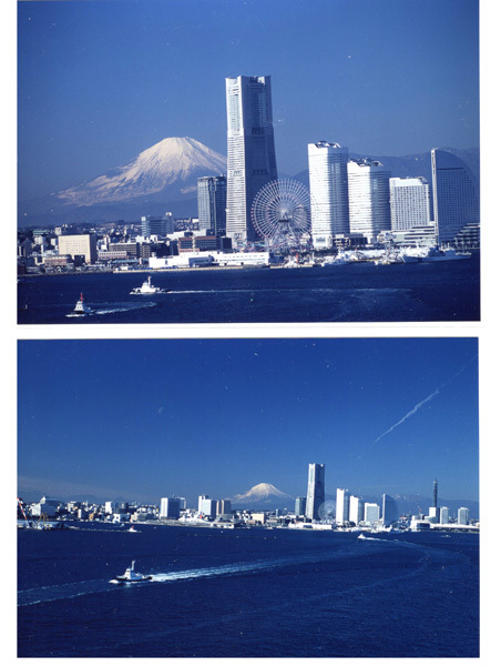  Yokohama size . photograph ① 2L size super lustre crystal print 10 point 