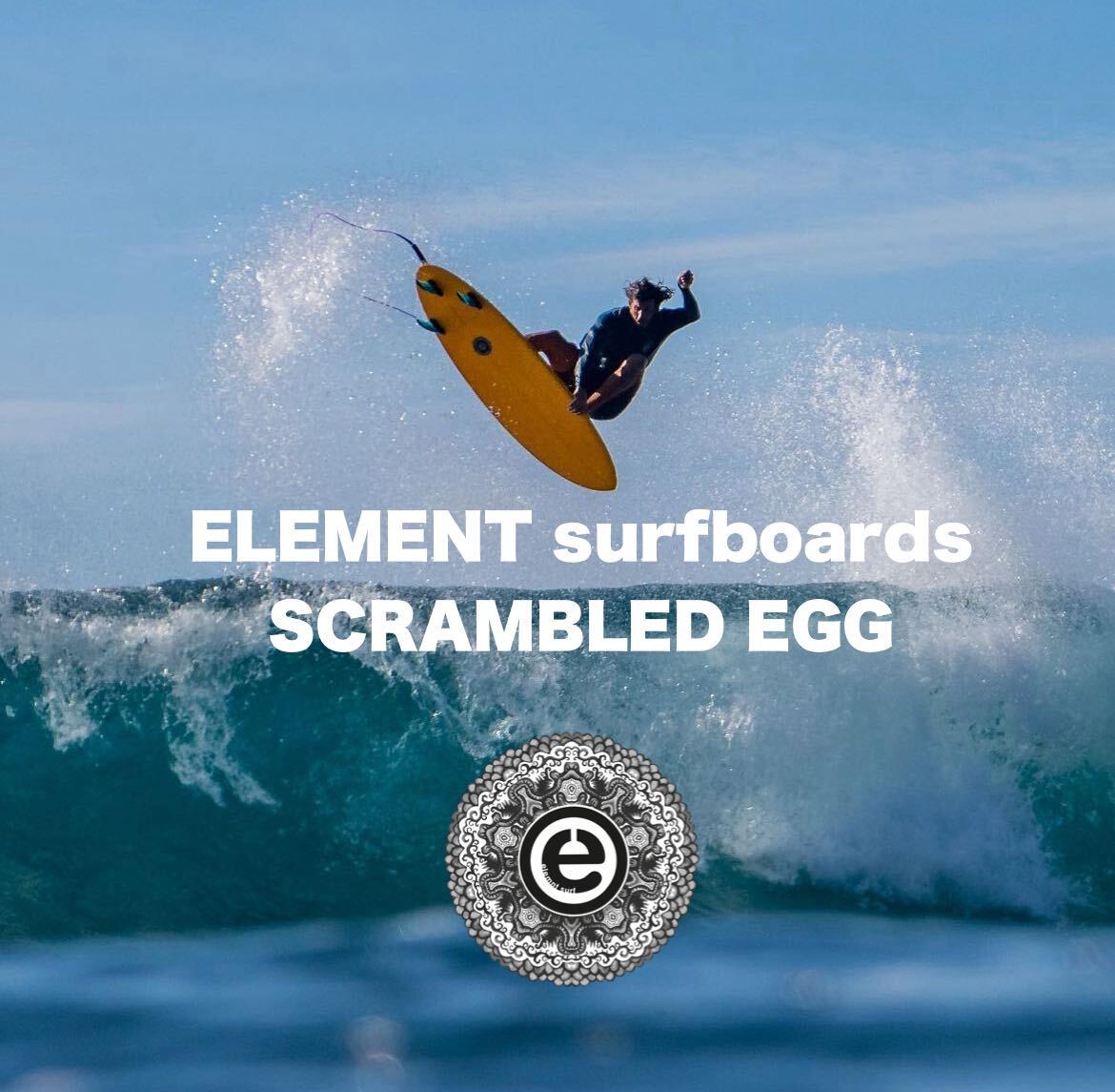 [ новый товар ]ELEMENT SURF \'scrambled\' egg 6.4 Element Surf доска для серфинга серфинг Австралия Байрон Bay BURNT