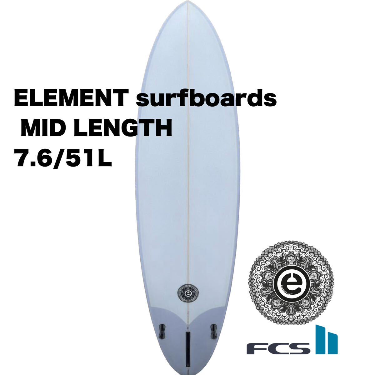 Yahoo!オークション - 【新品未使用品】ELEMENTsurfboards'MID Yahoo!オークション - 【新品未使用品】ELEMENTsurfboards'MID
