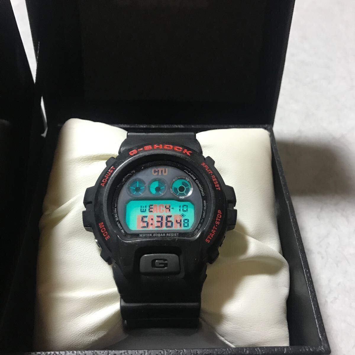 G-SHOCK×CTU 限定コラボ DW-6900FS 24 JACK BAUER UNITED STATES OF AMERICA COUNTER TERRORIST UNIT 経年劣化あり 電池交換済み 入手困難の画像1