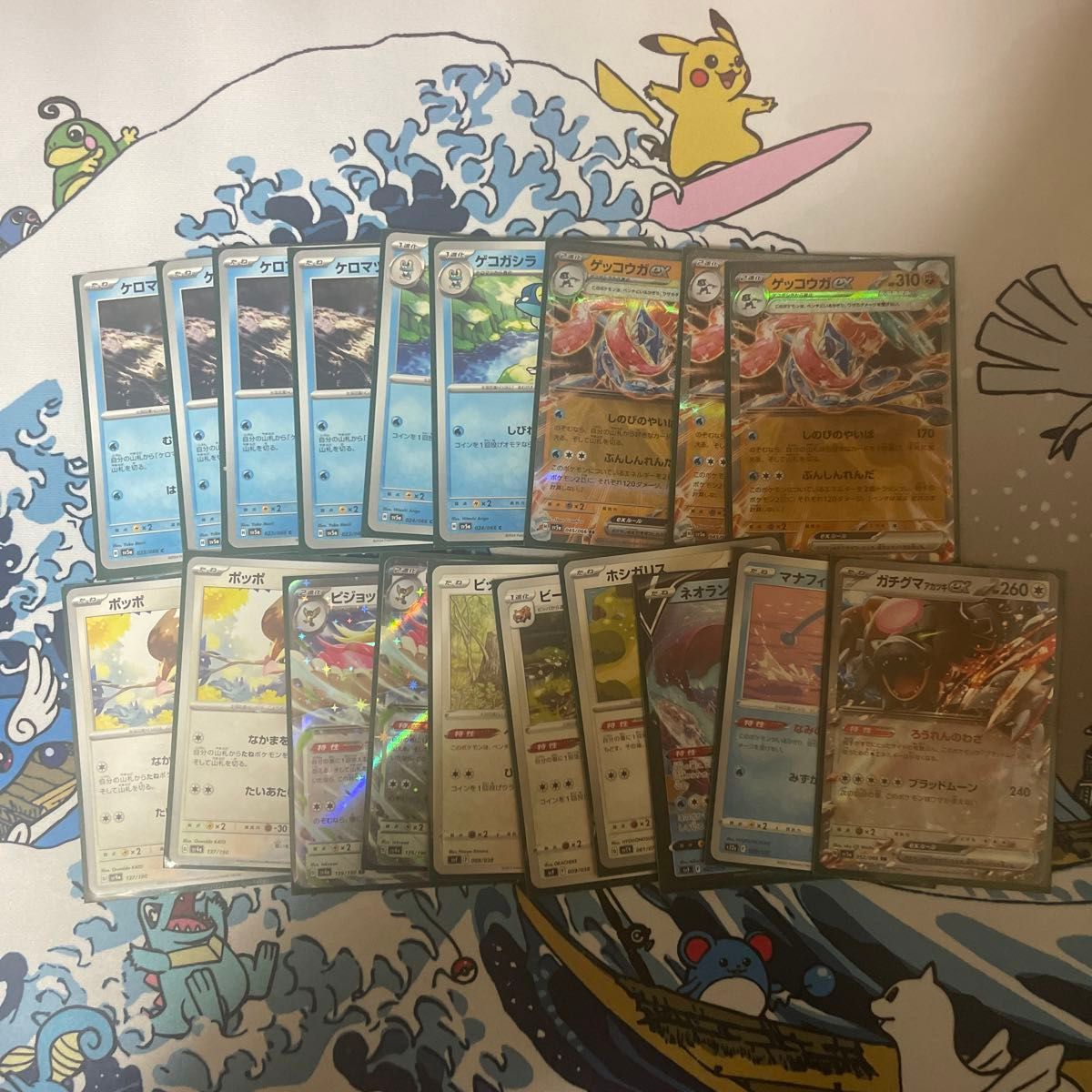 ポケモンカード ゲッコウガex ピジョットビーダル型 構築済みデッキ スリーブ入り