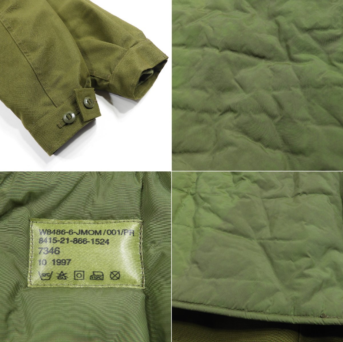 90's カナダ軍 コンバットジャケット #18101 オールド ヴィンテージ アメカジ ミリタリー 実物 フィールドジャケットの画像6