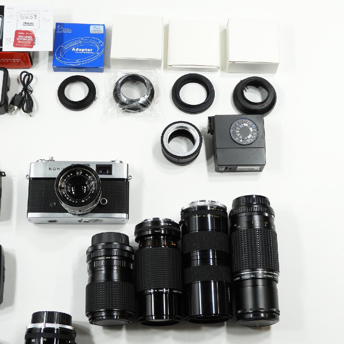 カメラ ボディ レンズ まとめ売り ジャンク #18180 趣味 コレクション 卸 フリマ セット キヤノン ニコン シグマ Canon PENTAXの画像4