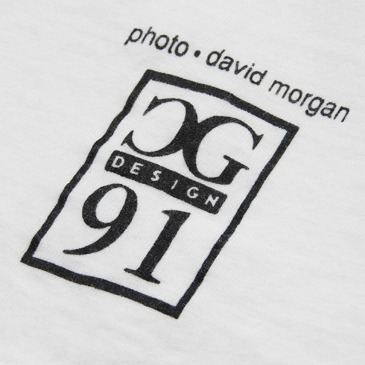 90's david morgan フォトTシャツ アメリカ製 Size L #18253 送料360円 ヴィンテージ ビンテージ アメカジ Hanes ヘインズ USA 米国製 Tee_画像4