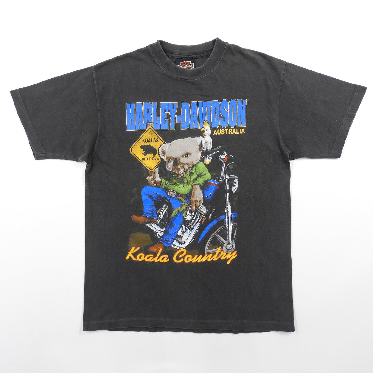 Harley-Davidson ハーレーダビッドソン AUSTRALIA 半袖Tシャツ Size M #18629 送料360円 HD バイカー Tee オーストラリア コアラ Tee_画像1