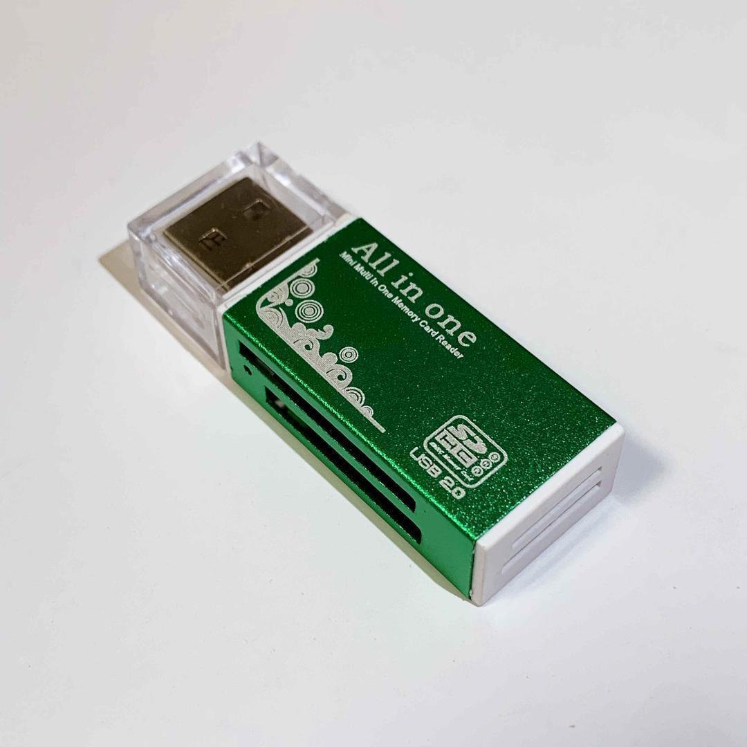 C015　4in1 マルチ カードリーダー MS SD microSD w_画像8