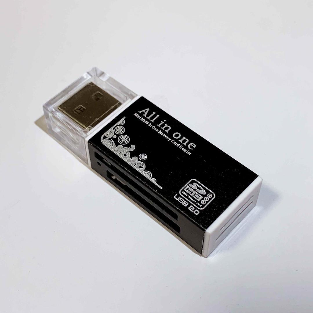 C015　4in1 マルチ カードリーダー MS SD microSD w_画像4