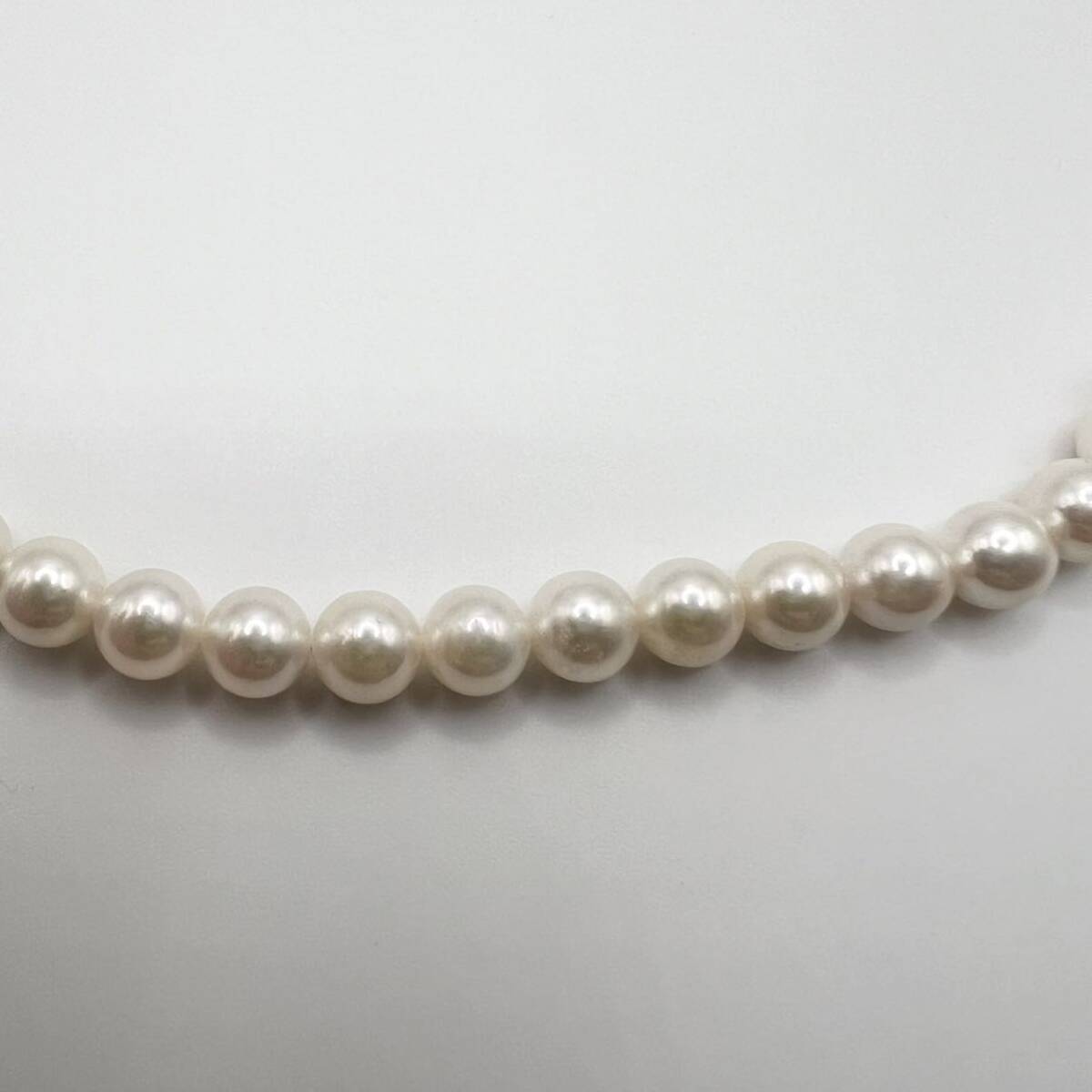本真珠 akoya あこや真珠 7mm珠 パールネックレス フォーマル ネックレス silver 刻印 送料無料の画像6