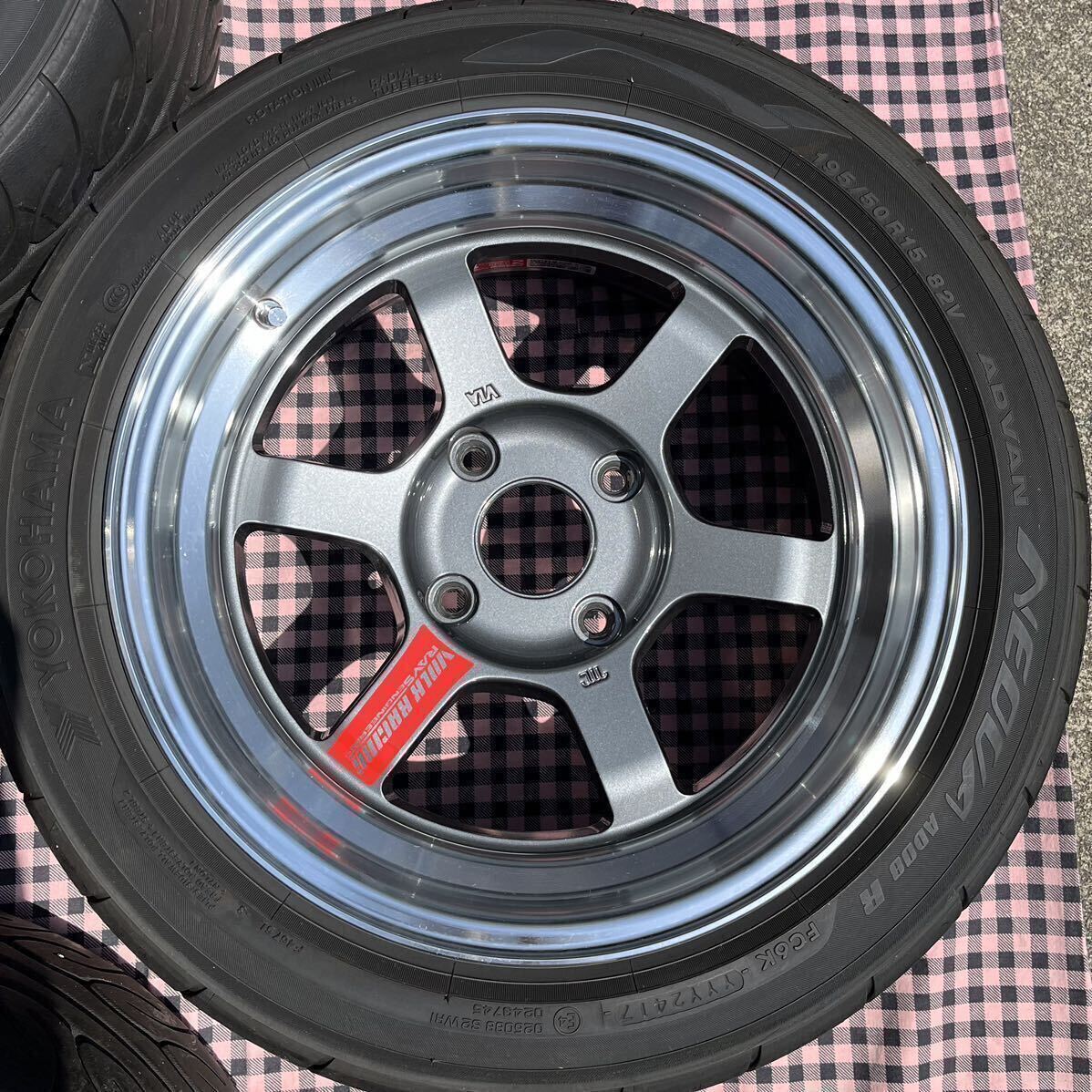 レイズ RAYS ボルクレーシング VolkRacing TE37V 15インチ 8J PCD114.3 4H offset±0の画像4