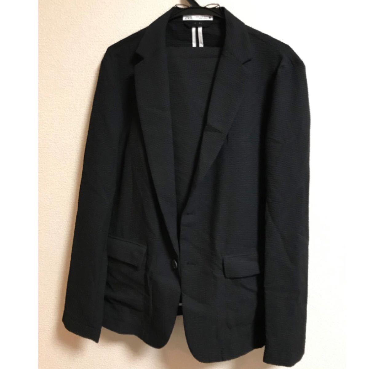 ZARA ザラ シアサッカー セットアップ M ブラック|Yahoo!フリマ ZARA ザラ シアサッカー セットアップ M ブラック|Yahoo!フリマ