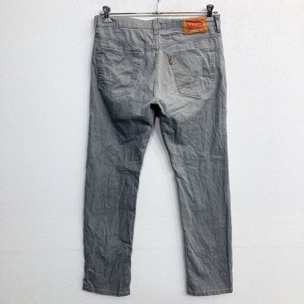 Levi's 513 デニムパンツ W32 リーバイス スリムストレート グレー 古着卸 アメリカ仕入 2309-289_画像4