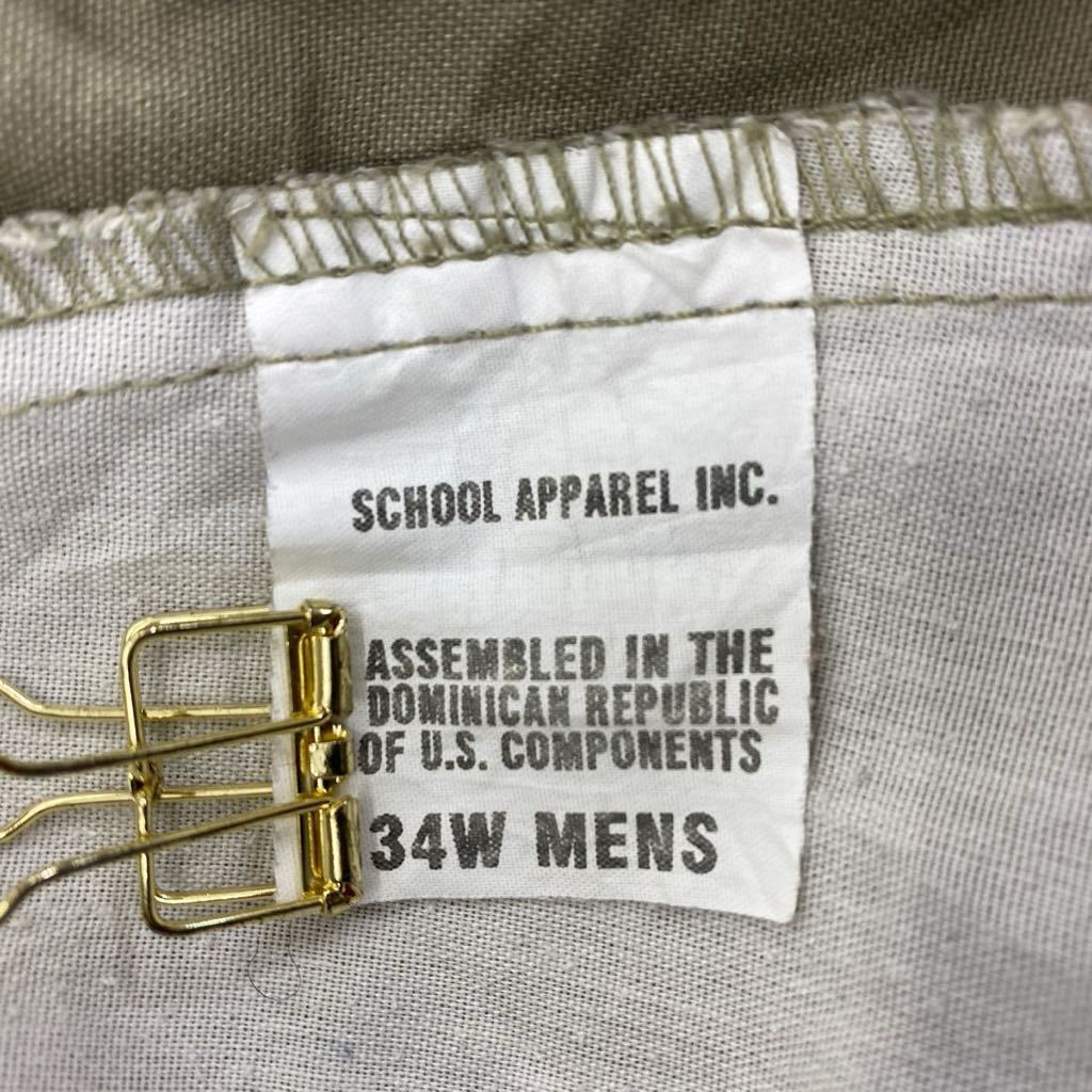 School Apparel Inc. チノパンツ W34 スクール アパレル ベージュ 古着卸 アメリカ仕入 2311-559_画像9