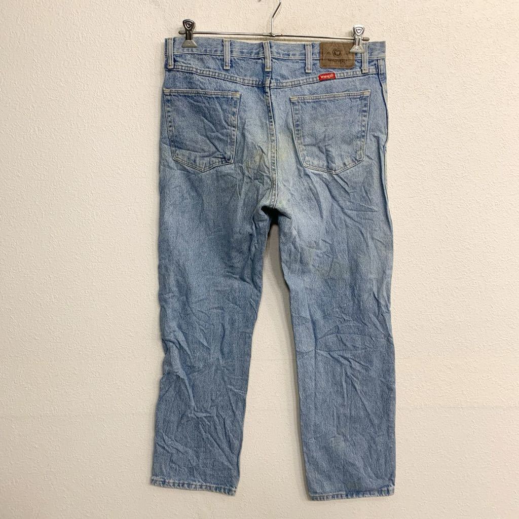 Wrangler デニムパンツ W36 ラングラー ビッグサイズ ライトブルー コットン メキシコ製 古着卸 アメリカ仕入 2312-412_画像6