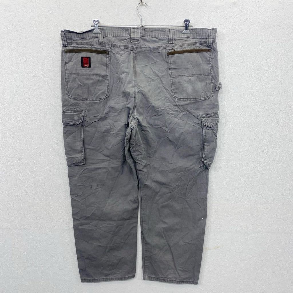 RIPSTOP рабочие брюки W48 painter's pants брюки-карго хлопок Mexico производства большой размер серый б/у одежда . America скупка 2401-184