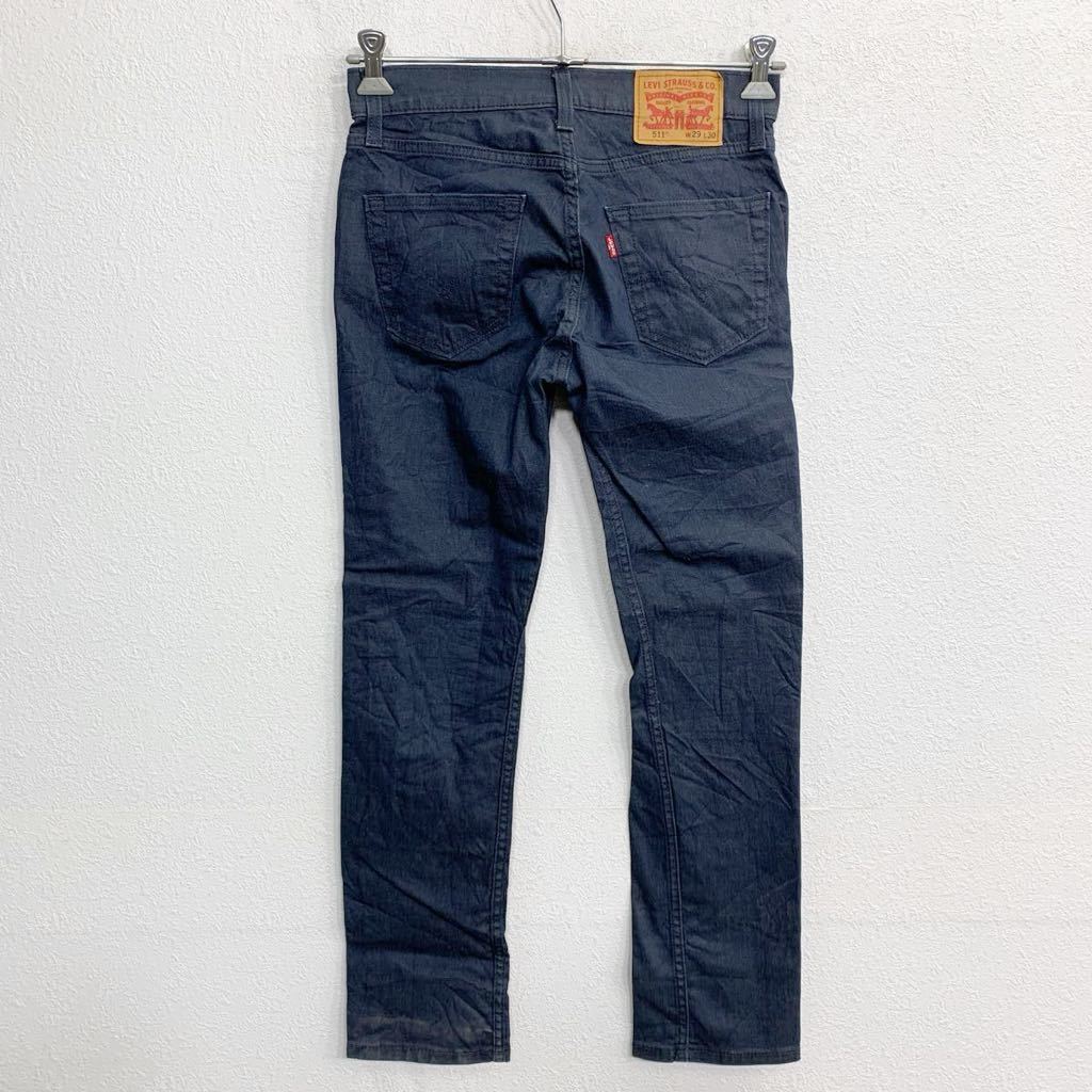 Levi's 511 デニムパンツ W29 リーバイス スリムフィット ダークネイビー 古着卸 アメリカ仕入 2401-200_画像4