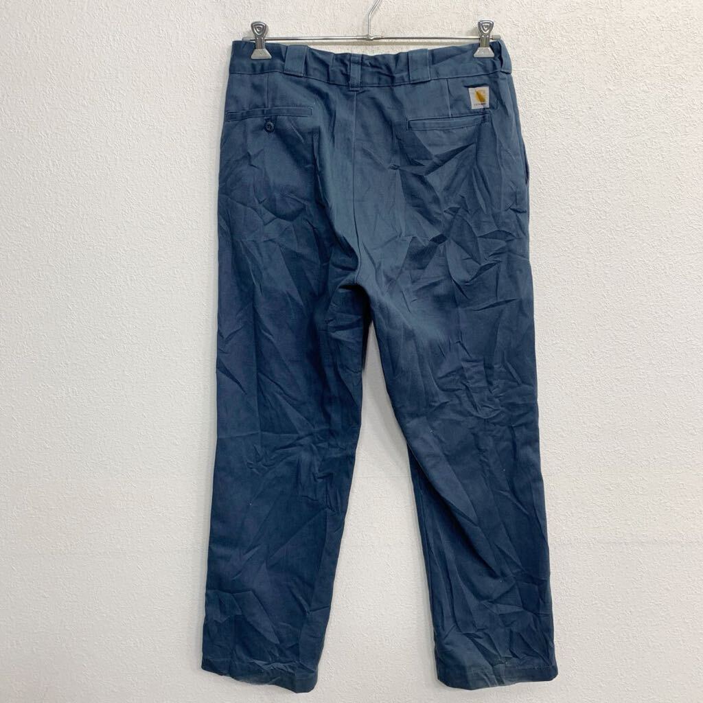 Carhartt ワークパンツ W35 カーハート ネイビー 古着卸 アメリカ仕入 2403-788_画像4